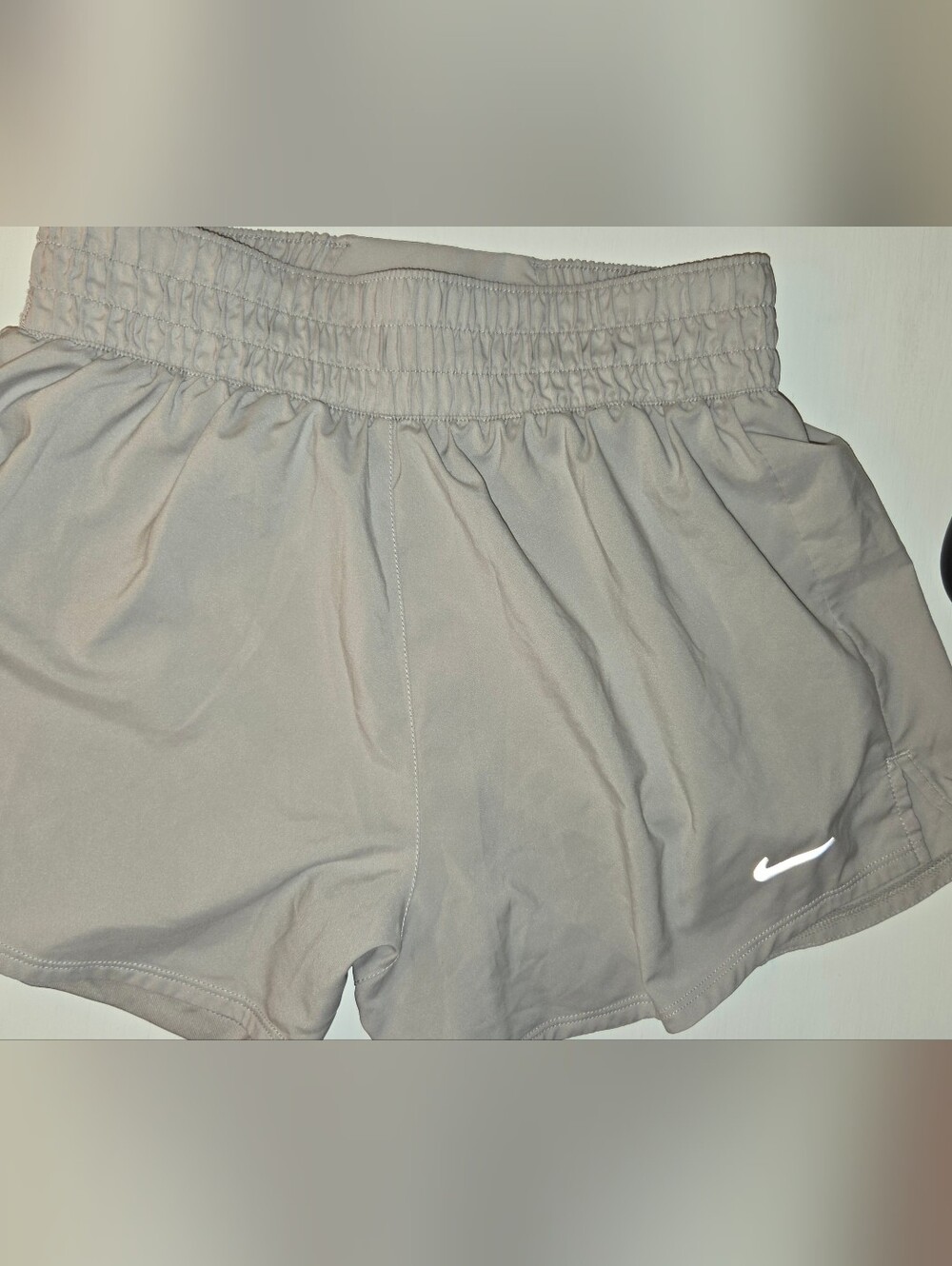 Nike Light Gray Dri Fit Shorts